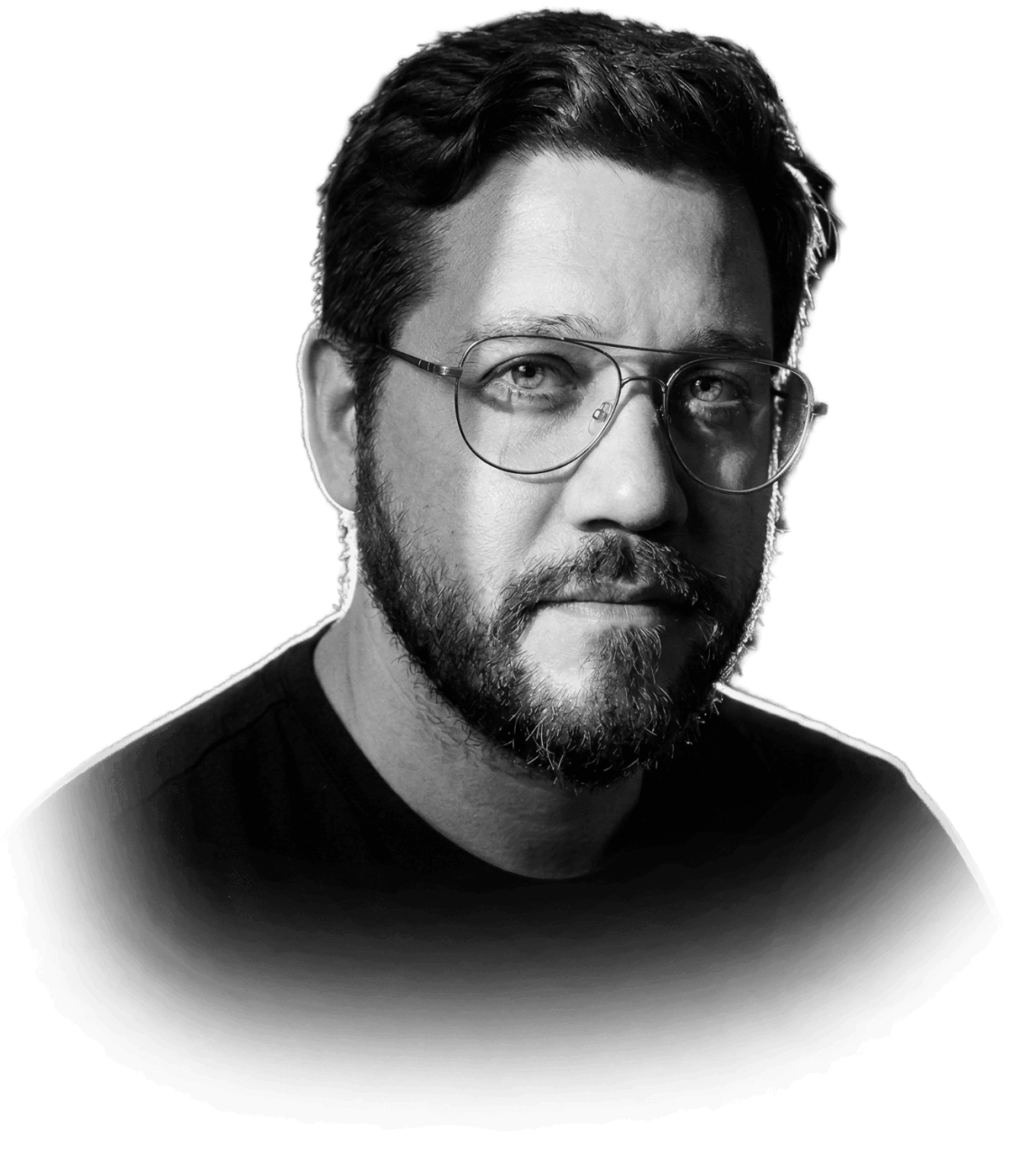 Retrato de Kalo, diseñador gráfico y creador de Mr Kalo